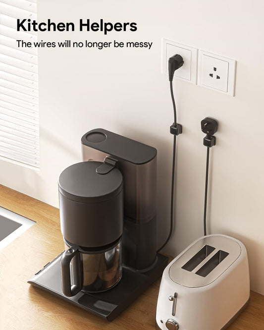 Organizer, Cable Smooth Adjustable Easy Secure Cable Management (Pack of 6 Cord)