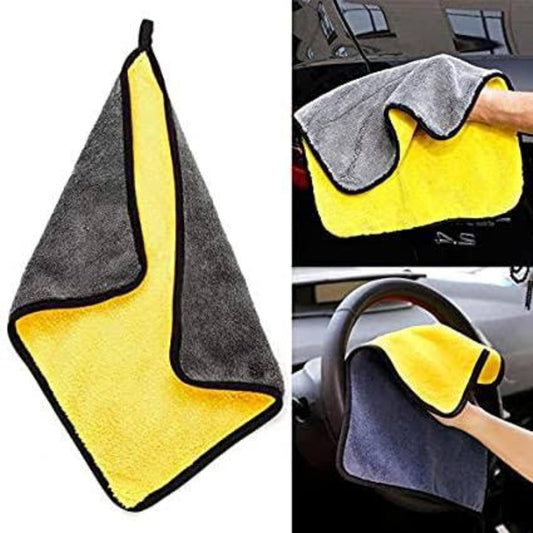 Microfiber Towel for Car Cleaning 500 GSM (Pack of 5)- Micro Fiber Cleaning Towel, Cloth for Dusting Washing & Mirror Glass Cleaning, Microfibre Cloth for Drying & for Car Detailing (5 Colors)