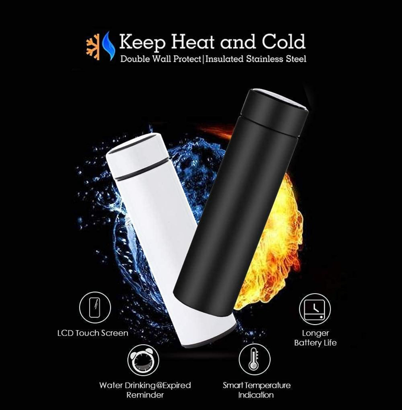 Temperature Display Bottle