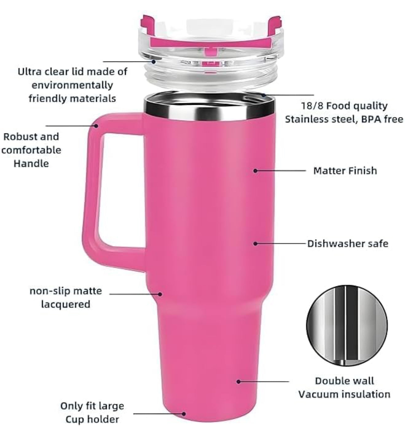 1200ml Tumbler Cup