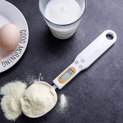 MOKIGA Digital Spice Spoon Food Small Scale LCD Display Weighing Measuring Cooking Ingredients Tare Function Measure for Tea Coffee Flour Spices